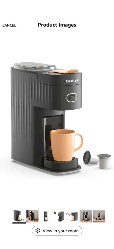 Cuisinart K-Pod coffe machine, View more