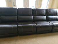 BRAND NEW LEATHER   SOFA SET WITH POWER  RECLINERS/HEADRESTS