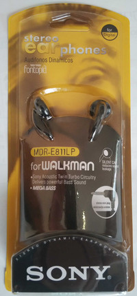 Sony in ear wires acoustic mega base for Walkman 