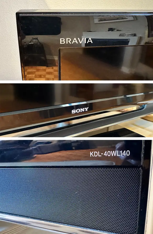 Télé usagé Sony Bravia 40 po 1080p KDL-40WL140 / 40" used TV in TVs in City of Montréal - Image 3