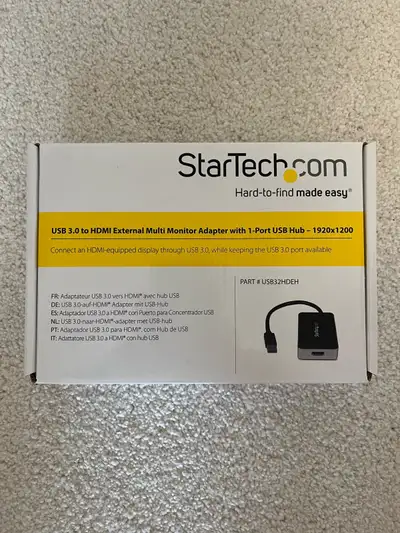 StarTechcom USB 3.0 to HDMI External Multi Adaptor, View more