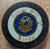 Vintage Forest Hill Arena Hockey Puck Official Vegum Slovakia