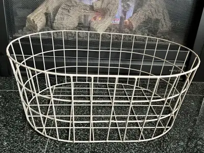 Metal wire basket, View more