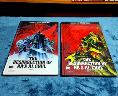Batman The Resurrection of Ra's Al Ghul (Pt1&2 COMPLETE Hardcover TPB SET)(G Morrison, Paul Dini, Pe...