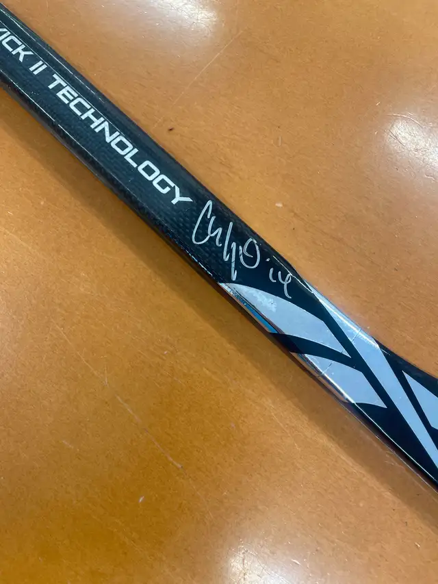 Chris Campoli Autographed Game Used Hockey Stick in Arts & Collectibles in Ottawa - Image 4