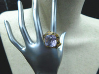 925 WONDERFUL PURPLE BIRTHSTONE, STONES RING SIZE 6