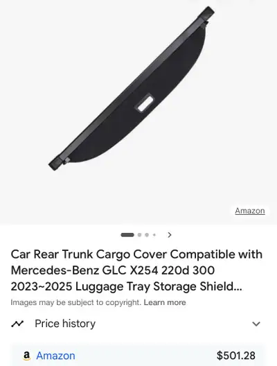 Rear Cargo Cover Like New If Ad is up it’s still available For info or to make arrangements call Fer...