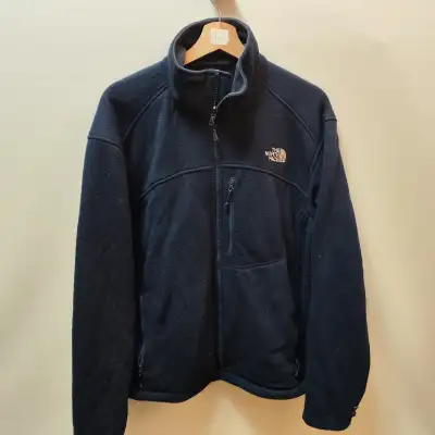 The North Face Zip Up Sweater Fleece Navy Blue【 MENS LARGE 】, View more