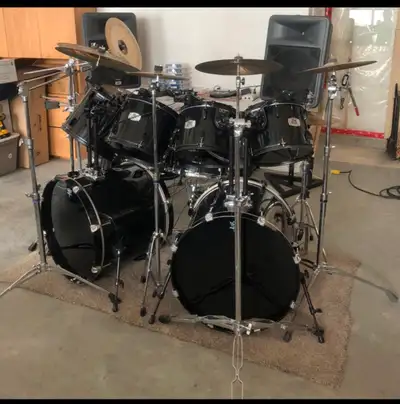 Pearl Drumset with Roland Triggers, View more