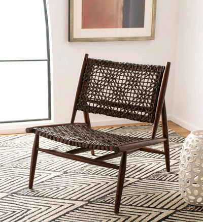 Leather Accent chair by SAFAVIEH, View more
