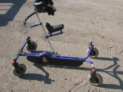 PURPLE Bronco Gait Trainer in excellent condition, View more