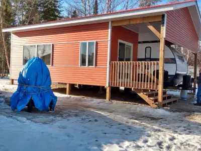 Je vends ma roulotte Wildwood 34 pieds 2021 en excellent état pour cause de maladie, 1 seul propriét...