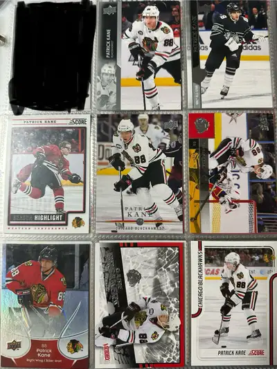 Patrick Kane hockey card lot, View more