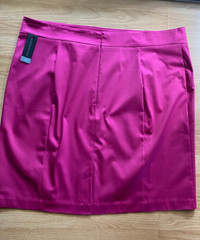 New, Woman’s  Plus Fuchsia A Line Skirt: Size 24