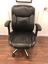 Leather computer desk chair