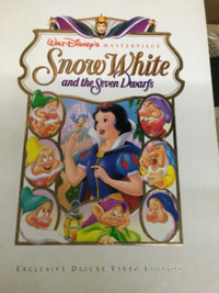 SNOW WHITE AND THE SEVEN DWARFS Walt Disney masterpiece VHS