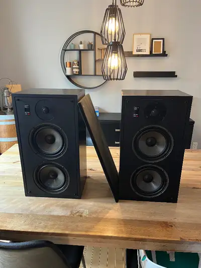 Great condition pair of Celestion Ditton 200 speakers. I re-stained the sides(ONLY) of the cabinets...
