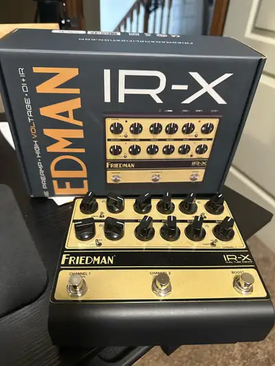 Friedman IR-X tube preamp pedal, View more