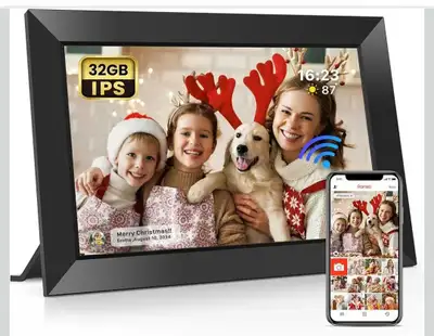 Frameo 10.1 Inch WiFi Digital Picture Frame (New), View more