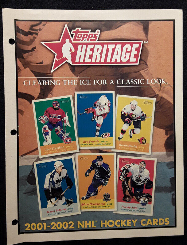 HOCKEY CARDS - 01/02  TOPPS HERITAGE in Arts & Collectibles in Markham / York Region