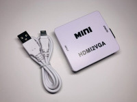 HDMI TO VGA-UPSCALER CONCERTER ADAPTER-720P/1080P (NEW) (C020)