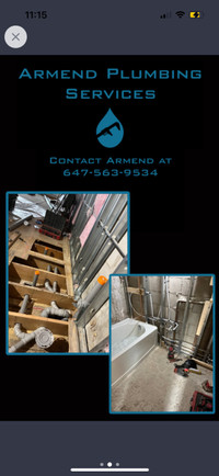 Licensed plumber contac 647-563-9534 for all your plumbing needs
