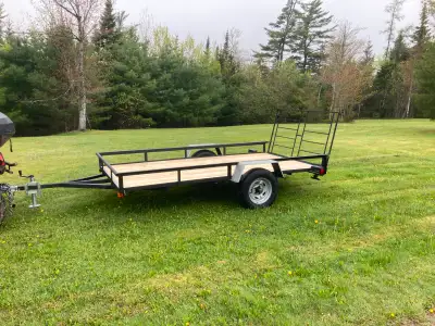 For Sale nice 10 foot Utility Trailer 3500 lb axle inside measurement 120 inches by 62 inches $1850...