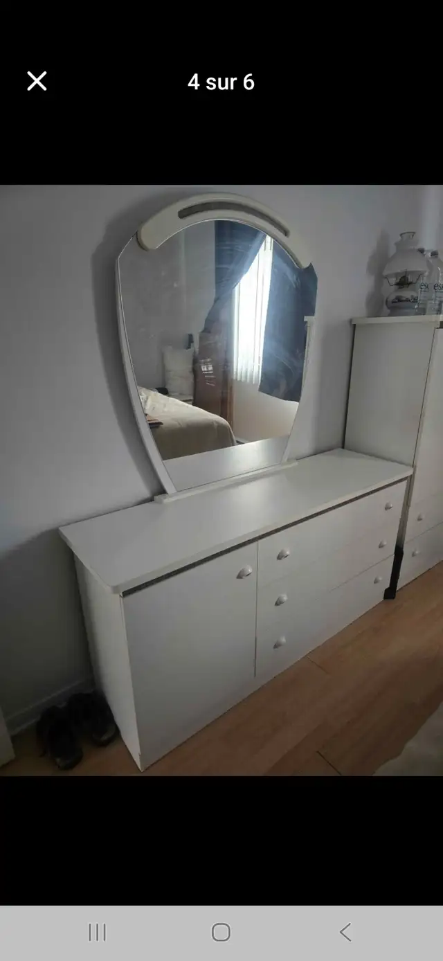 Mobilier de chambre complet avec lit double complet in Other in Lanaudière - Image 7