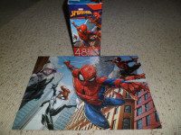LOT OF 2 MARVEL SPIDER-MAN 48 PIECE PUZZLES