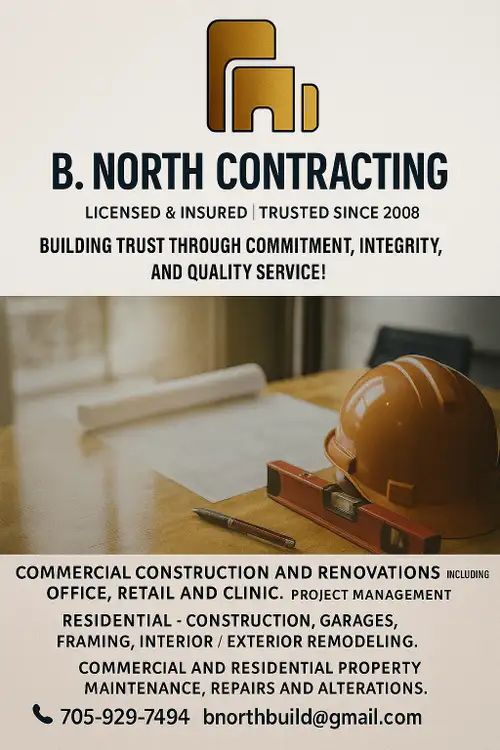 B. North Contracting Ltd. Proudly serving Sudbury and surrounding areas since 2008. Building trust t...