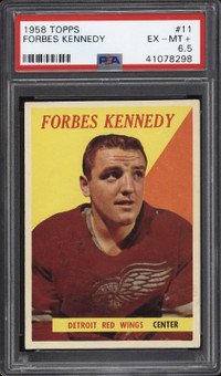 FORBES KENNEDY ... 1958-59 Topps … 2nd Year ... PSA Ex-Mint+ 6.5