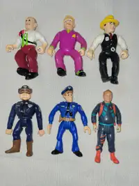 vintage toy figurines (dick tracy)