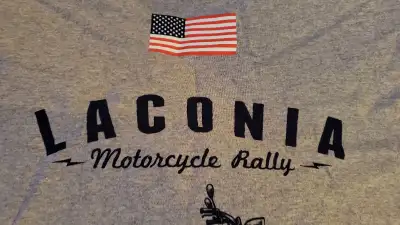 Harley Davidson USA Tshirt Laconia General Dynamics NEW rag hd, View more