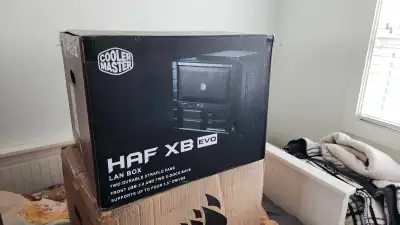 I have a Cooler Master HAF Evo New in box.