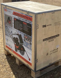 New Concrete saw in crate 