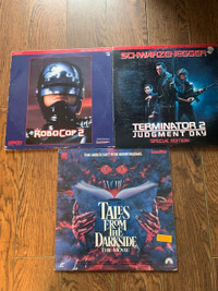LaserDiscs- Lot # 38 - RoboCop2 ,Terminator 2, Tales From The Da
