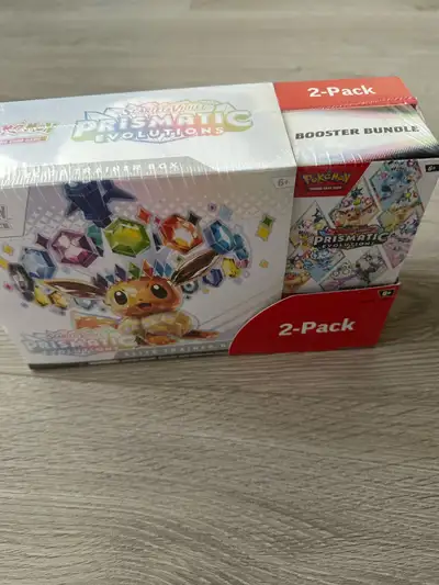 Pokemon Prismatic Evolutions ETB + Bundle 2 pack, View more