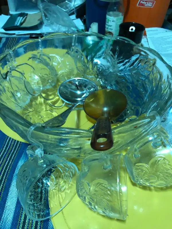431 Viscount Punch Bowl set $2565565390660610123
