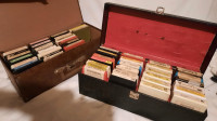 8 Track Cassettes with Cases , 44 tapes