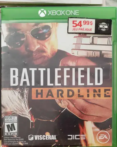 xbox one battlefield hardline manque le livre d`instruction