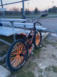 Custom Se bikes “Blocks Flyer” orange camo 