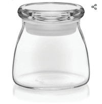 NEW Libbey Vibe glass storage jars Crate and Barrel