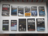 10 livres Arnaldur INDRIDASON Romans policiers Série Erlandur
