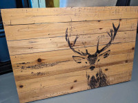 Elk / Stag Wood Frame