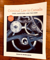 Criminal Law in Canada - 7th edition