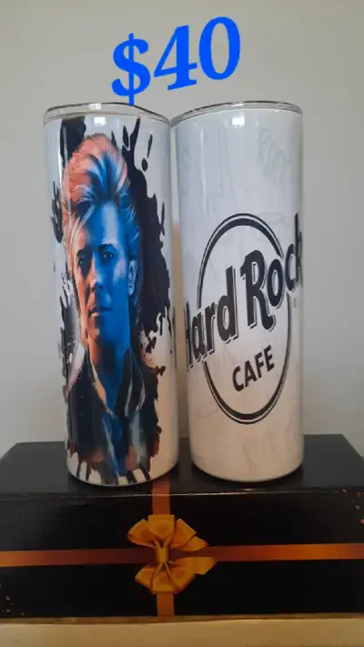 New custom made tumbler (David Bowie), View more