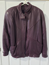 ladies leather jacket