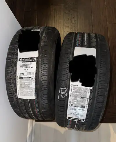 Brand New 2 Tires All Season Continental 235/40R19 Market value: 725$