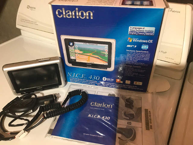 CLARION GPS  (PORTABLE NAVIGATION SYSTEM) in Audio & GPS in Oakville / Halton Region