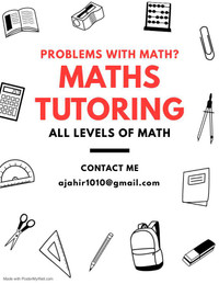 Private maths tutor for your child